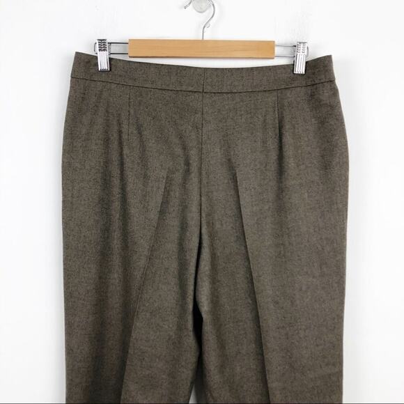 New  Akris Punto Maiko Pleated Flattering High Waisted 100% Wool Trousers Pants - Picture 11 of 16